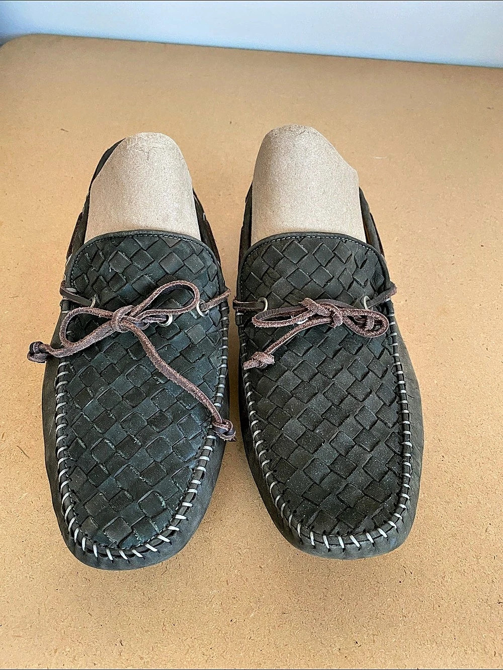 Saks Fifth Avenue Driving Shoes Green US 8.5 M